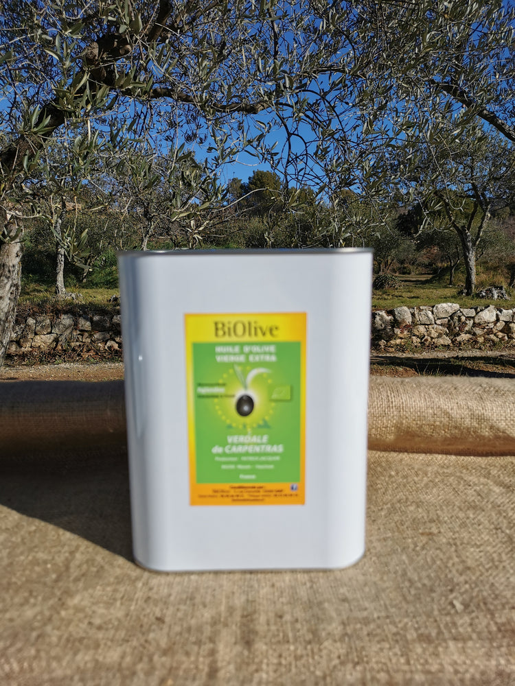 Huile d'olive de Mazan (Vaucluse). Récolte de l'hiver 2024 -2025. Saveurs puissantes - Assaisonnement.