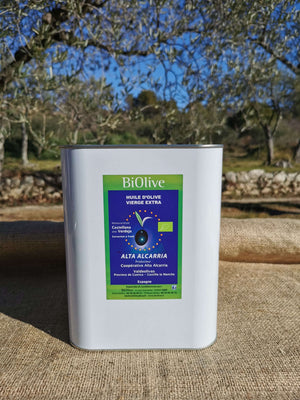 Huile d'olive de la coopérative Alta Alcarria (Espagne). Récolte de l'hiver 2024-2025. Saveurs fruitées - Assaisonnement.