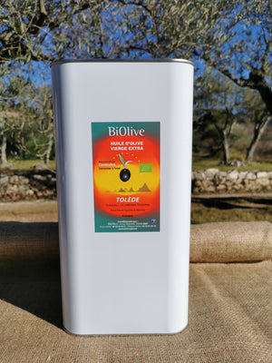 Huile d'olive de Tolède (Espagne). Récolte de l'hiver 2024-2025. Saveurs puissantes - Riche en polyphénols (antioxydants) - Assaisonnement & Cuisson.
