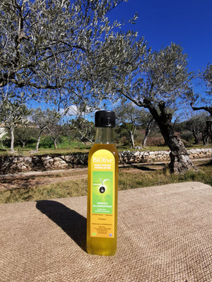 Huile d'olive de Mazan (Vaucluse). Récolte de l'hiver 2024 -2025. Saveurs puissantes - Assaisonnement.