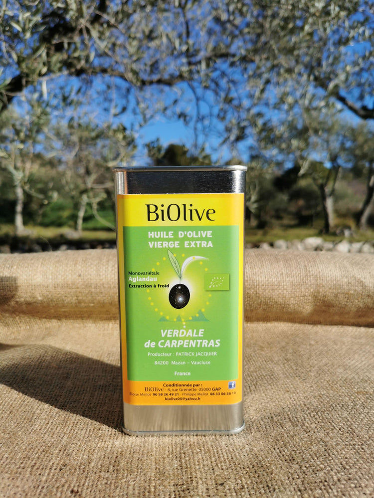 Huile d'olive de Mazan (Vaucluse). Récolte de l'hiver 2024 -2025. Saveurs puissantes - Assaisonnement.